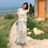 新款183-6699P165K238钩花蕾丝镂空半身裙套装，商品下架区，浙宝183