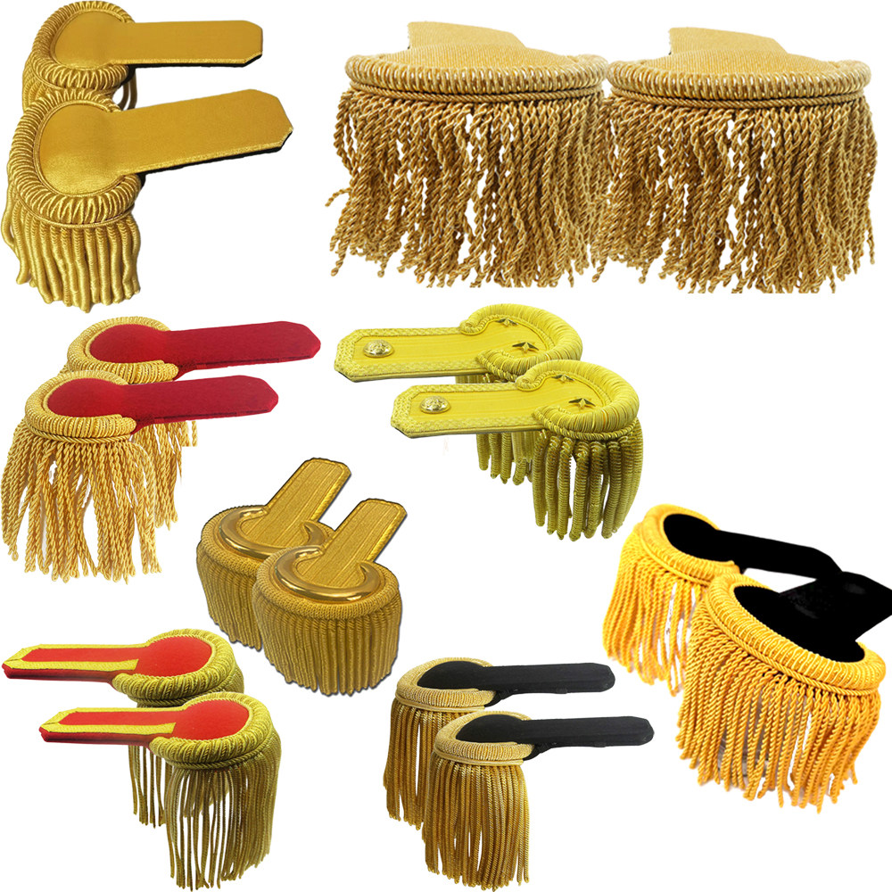 英式礼服表演服仪仗队流苏肩章金属丝铜丝穗子cosplay二次元肩章