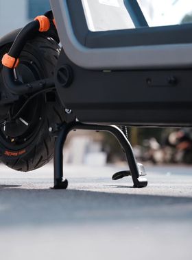 适用适配九号新款FZ1中撑FZ160专用加厚大脚撑脚架停车架后双撑改