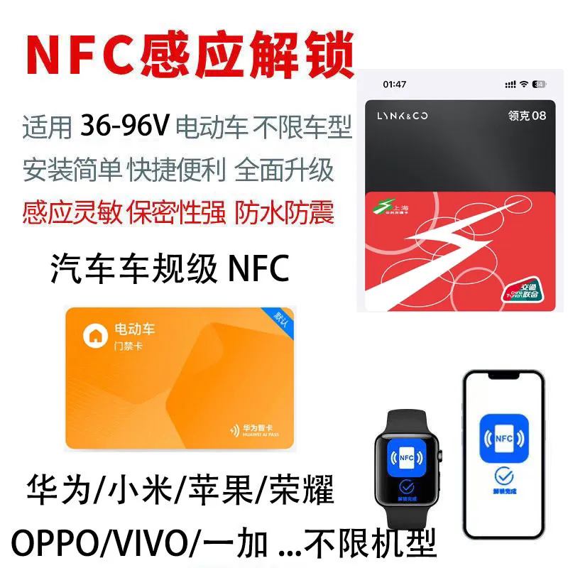 适用电动车改装NFC模块电图片