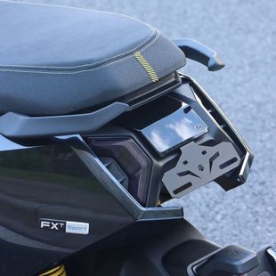 适用适用小牛FXT后车牌支架上移固定托架FX后牌照架原车直上改装