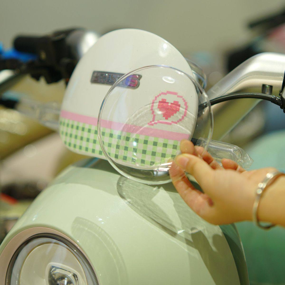 适用适用台铃超能米兰EB专用高清透明屏幕保护罩防刮仪表盖米兰改