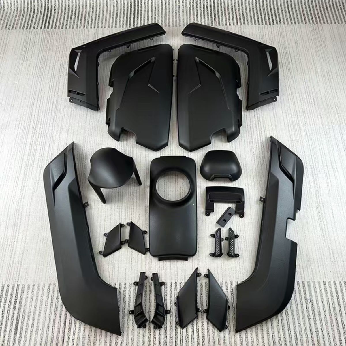 适用小牛电动车壳GHI适用于小牛N1/NQI/N1S新款机甲宽体风道改装