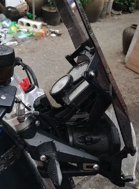 适用宝马BMW F800R直线加高改装风挡透明5.6//黑色4.6厚可选 带有