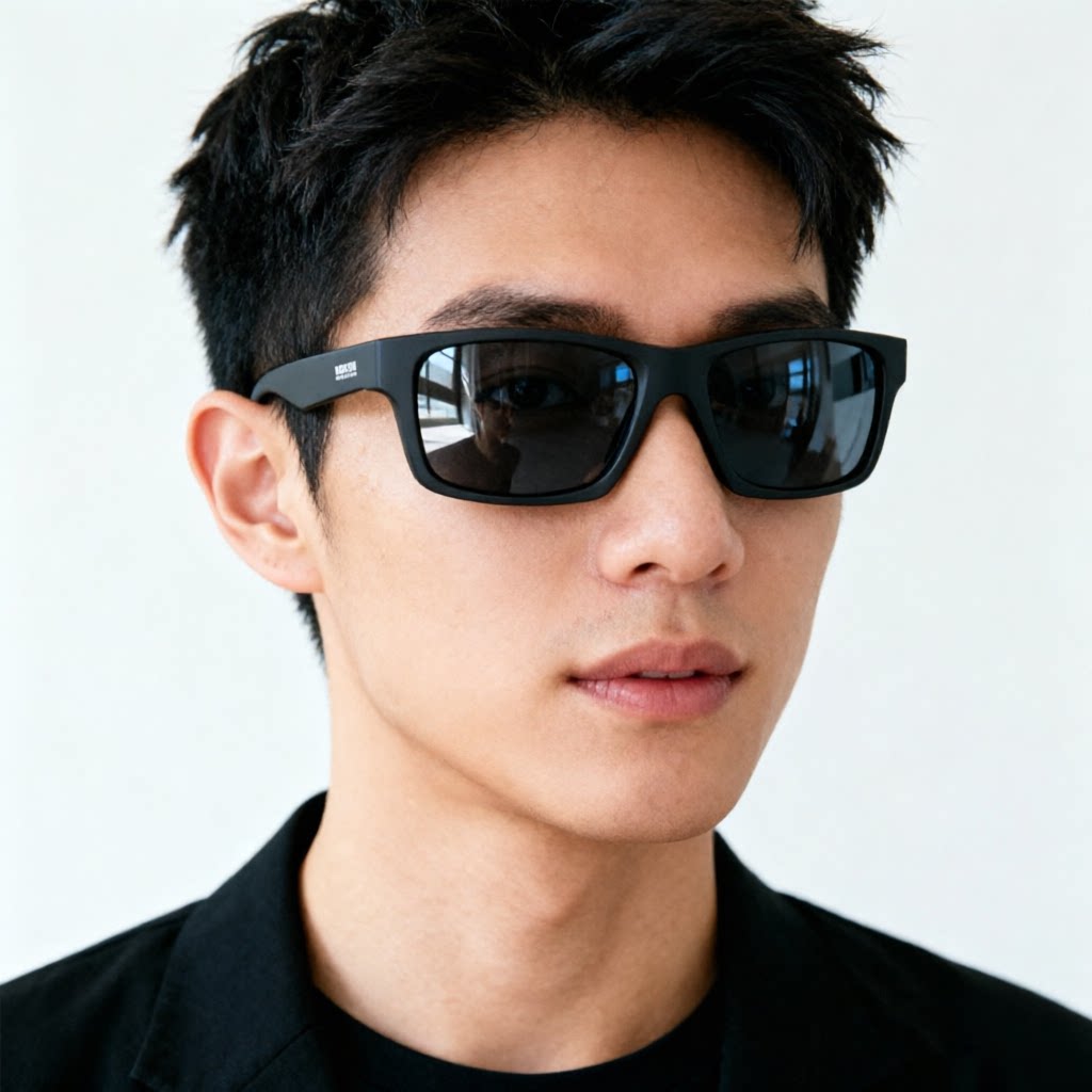 出口品质男士墨镜女士黑色太阳镜防强光男女通用情侣款百搭舒适