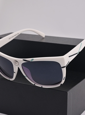 纪梵世白色太阳镜女士方形墨镜女款防紫外线白框时尚女防晒眼镜