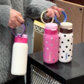 bablov儿童吸管保温杯男女学生高颜值随行便携手提简约咖啡水杯子