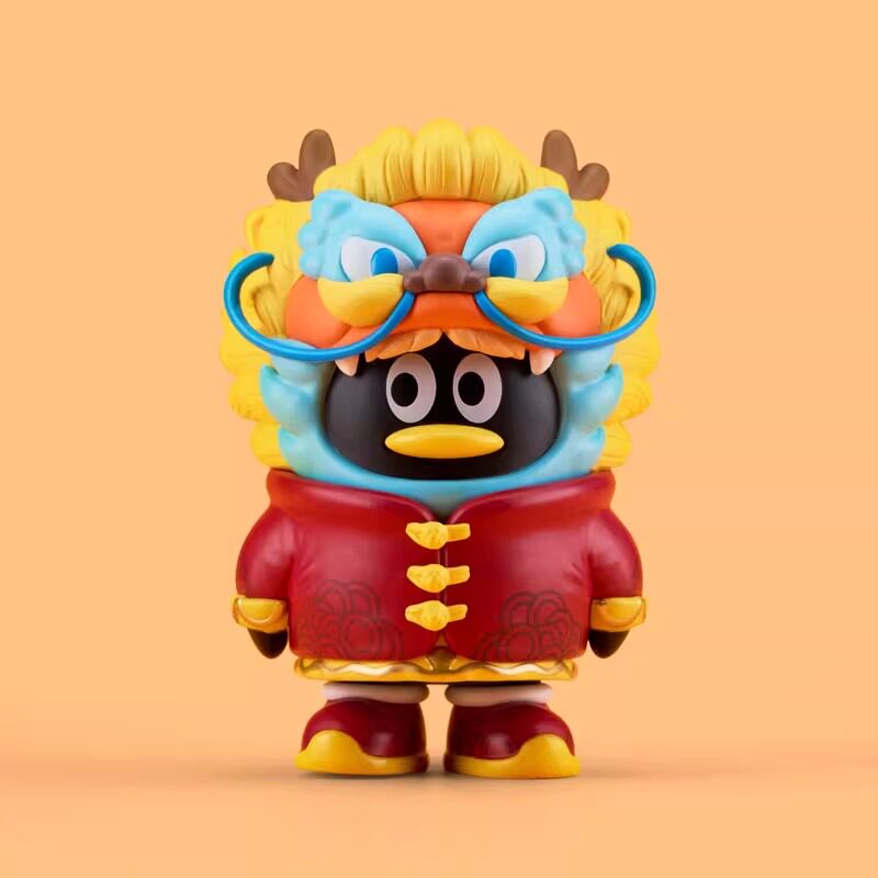 【新品】腾讯qq周边生肖祥龙q龙年公仔手办2024龙年手办摆件