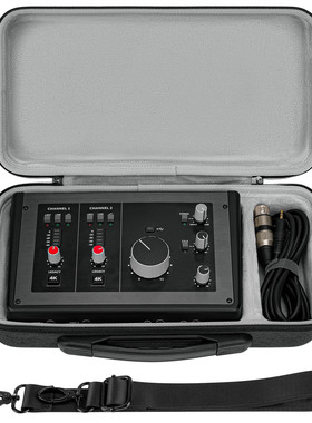 Geekria极客悦耳适用Solid State Logic SSL2+MKII声卡收纳包硬包