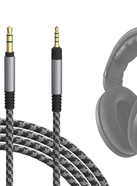 Geekria适用于森海塞尔HD620S尼龙编制2.5四极对3.5三极耳机线