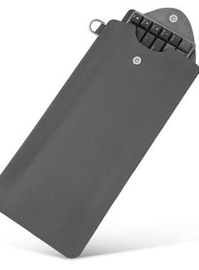 极客悦耳适用洛斐小顺键盘收纳包84键矮轴键盘收纳袋便捷PU皮防刮