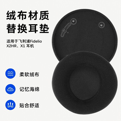 Geekria飞利浦X2HR/X1天鹅绒耳垫