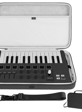 极客悦耳适用Arturia MiniLab 3/MkII 25音乐设备包硬包 (深灰色)