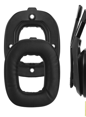 Geekria耳机海绵套适用罗技Astro A40TR 头戴 耳机棉 蛋白皮 黑色