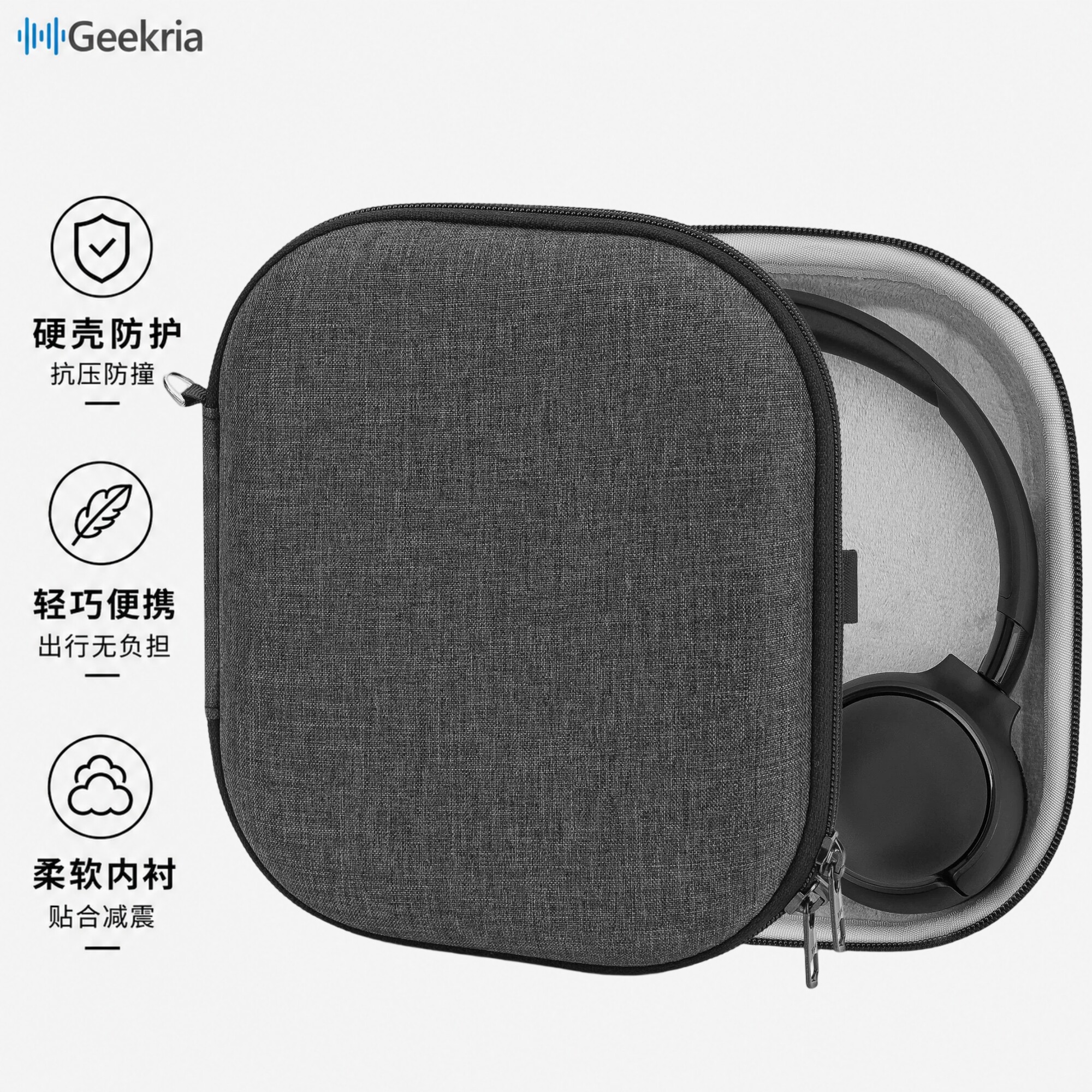 极客悦耳适用索尼CH520耳机硬包