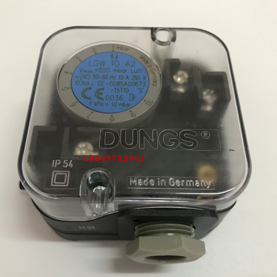 LGW10A2压力开关 DUNGS冬斯燃气风压开关 LGW3/50/150A2 包邮