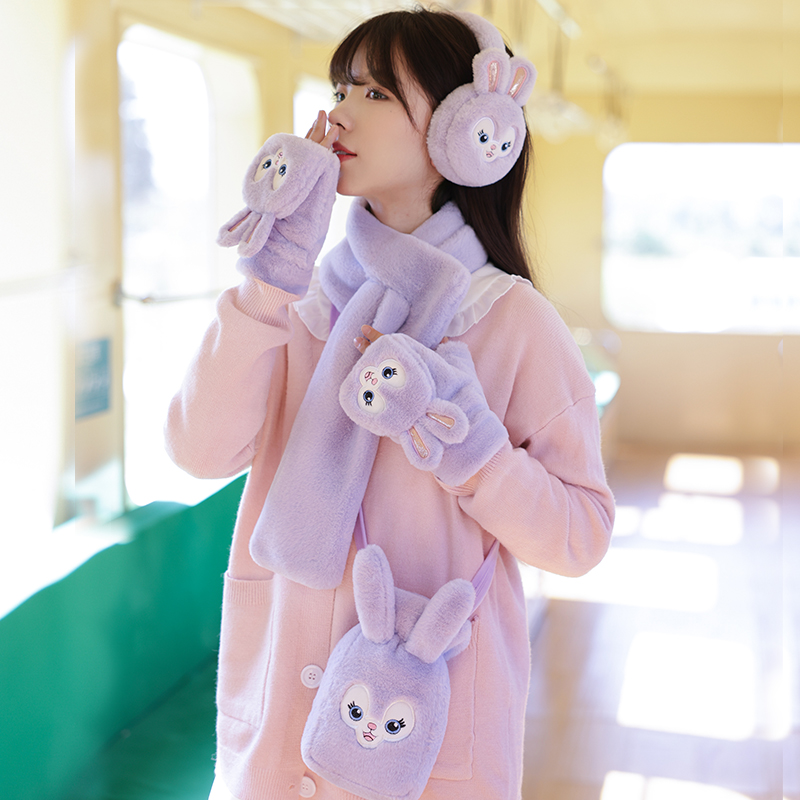 生日礼物女生围巾2025新款礼盒装