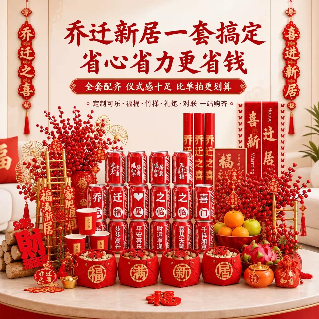 乔迁之喜新居装饰布置全套摆件