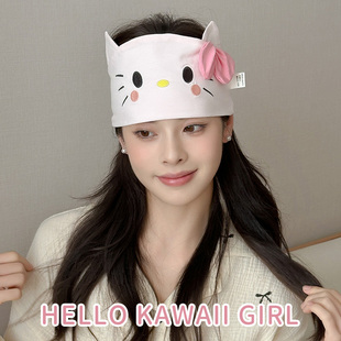 月子发带头巾孕妇春夏秋冬防风产后护额头产妇大头围睡觉纯棉帽子