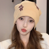 纯棉月子帽产后春夏时尚 美拉德产妇产后坐月子妈妈帽孕妇5月份