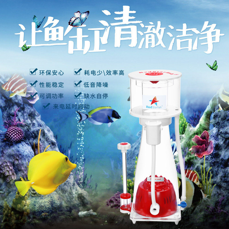 过滤器内置蛋白分离器蛋分红海星