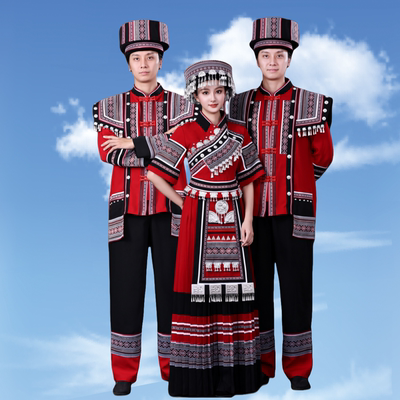 新款少数民族服装女成人土家长款