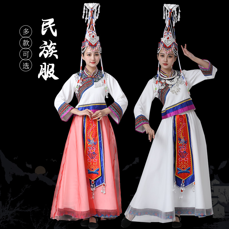 畲族2023双层麻新款舞蹈服厂家