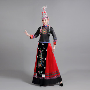 畲族刺绣女婚嫁盛装56个少数民族彝族瑶族苗族土家族舞蹈演出服装