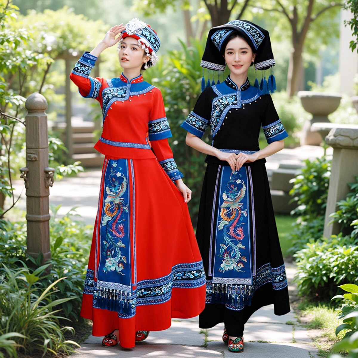 贵州云南瑶族新款苗族服装演出服