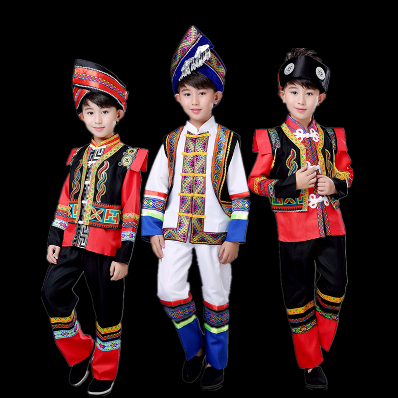 56个少数儿童畲族广西三月演出服