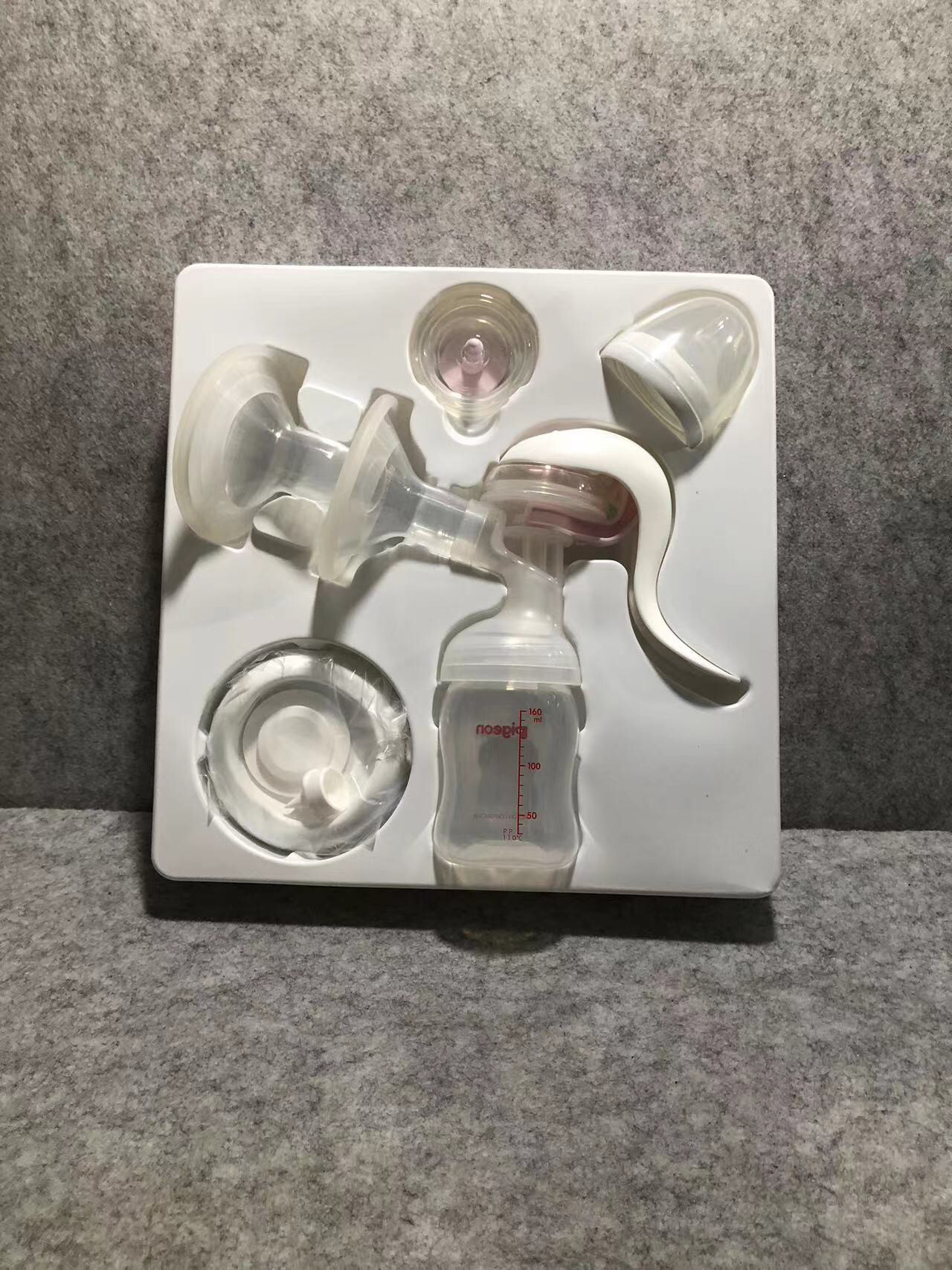 贝亲吸奶器电动单边吸乳器静音新睿吸乳器挤奶器手动吸奶器qa55