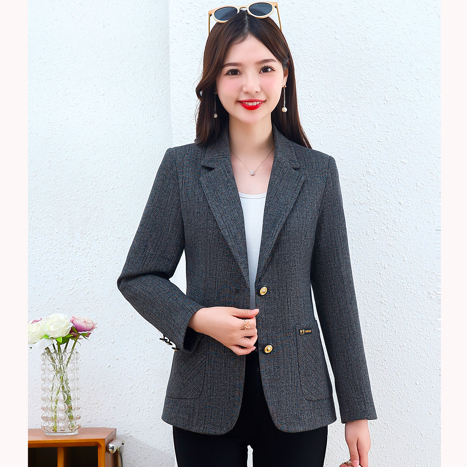 26春秋新款显瘦小西装外套女休闲韩版时尚气质百搭修身小西服上衣