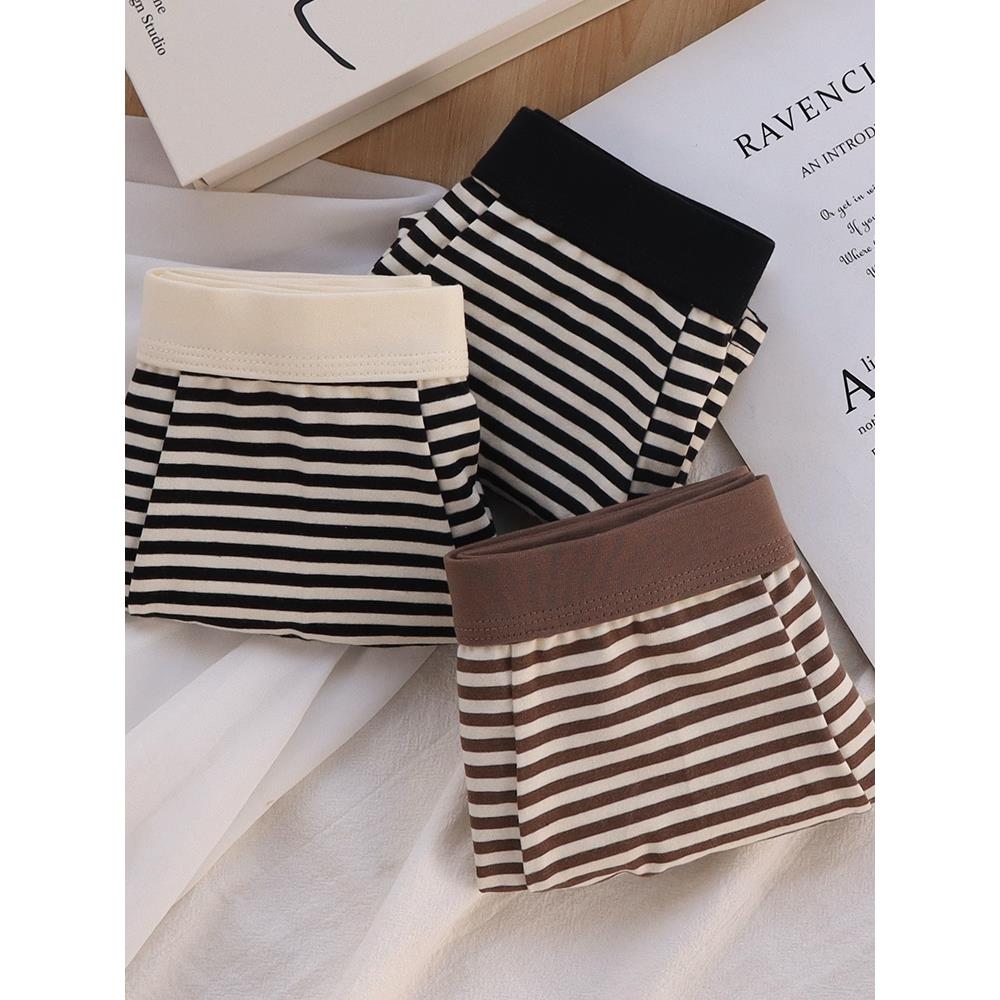 内裤男四角纯棉男生平角裤男士大码内裤青少年透气新疆棉条纹裤头