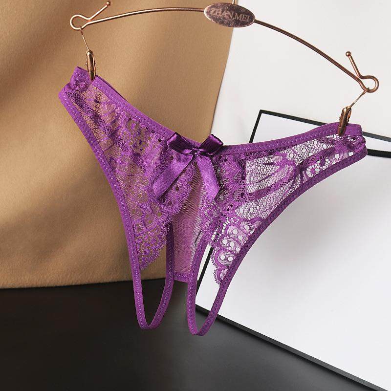 2025新款开裆丁字裤性感内裤女爆款时尚蕾丝透气紫色蝴蝶结镂空tT,孕妇装/孕产妇用品/营养,内裤,淘宝优惠券,粉丝福利购,淘宝优惠卷