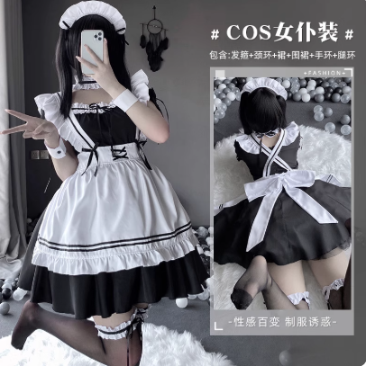 女仆装cos可爱女佣女装大佬lolita连衣裙二次元洛丽塔cosplay服装