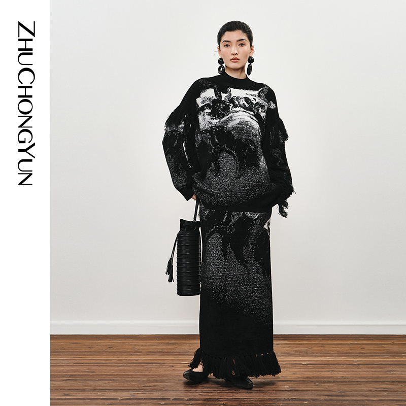 美利奴羊毛，针织提花