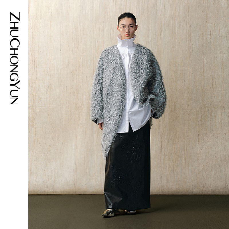 柔奢羊毛，卷曲肌理