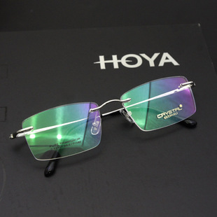 超轻纯钛PURETITANIUM金色银色枪色无框近视男士商务眼镜架眼镜框