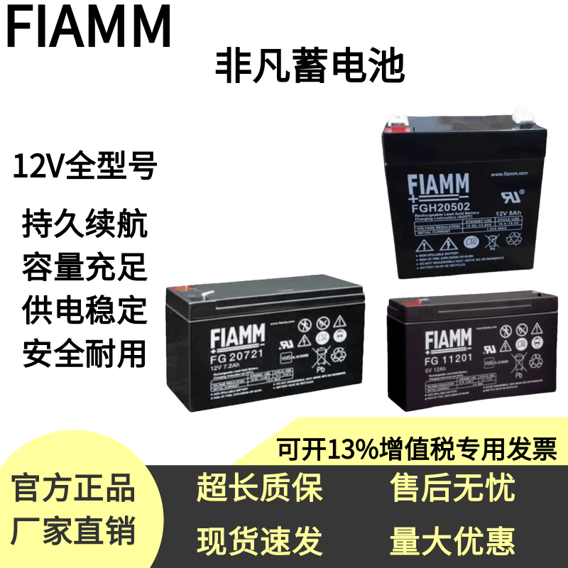 FIAMM非凡蓄电池12v7.2