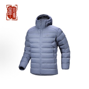 750蓬鹅绒纯色徽标连帽拉链羽绒服 Hoody Arcteryx始祖鸟 THORIUM