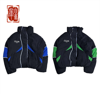 章自豪 现货 Rhimeusa Alien Puffer Jacket 宽松拼色夹克外套男