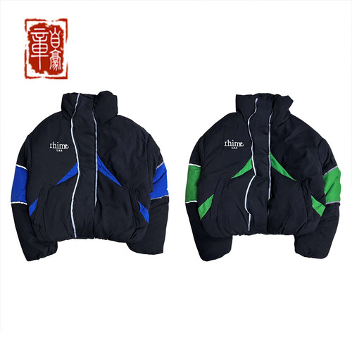 章自豪 现货 Rhimeusa Alien Puffer Jacket 宽松拼色夹克外套男