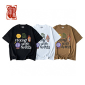 Future Hands Struggle 洛杉矶限定火焰笑脸短袖 T恤