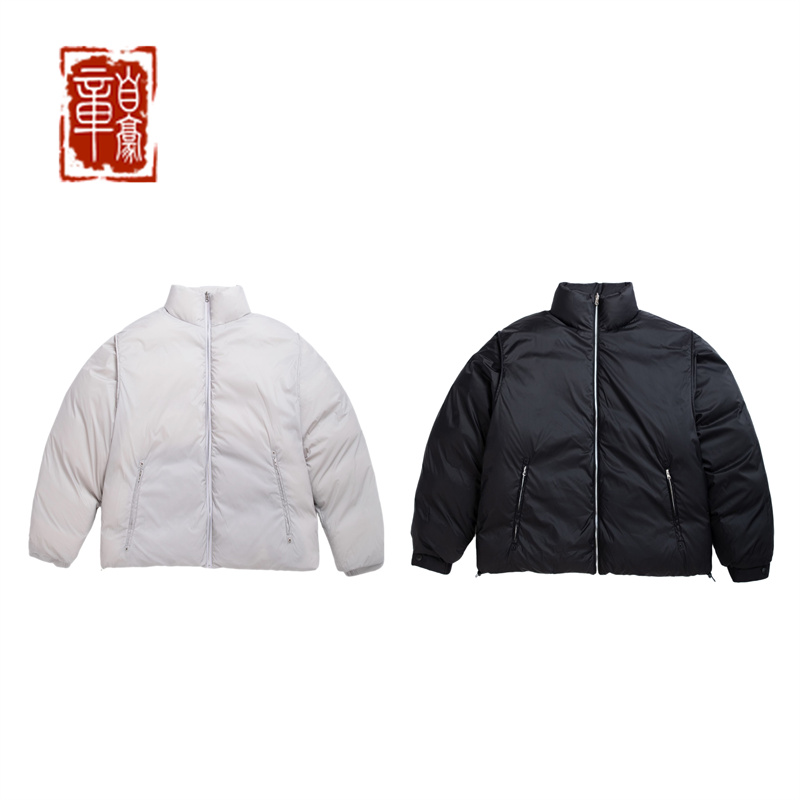 Purey double side doll puffer down 双面立领面包廓形羽绒服