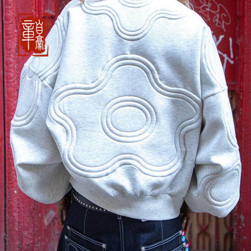 VandyThePink花朵印花纹套头卫衣