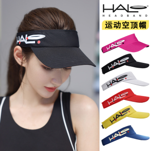美国Halo空顶帽跑步专业马拉松导汗帽户外吸汗遮阳帽防晒运动帽