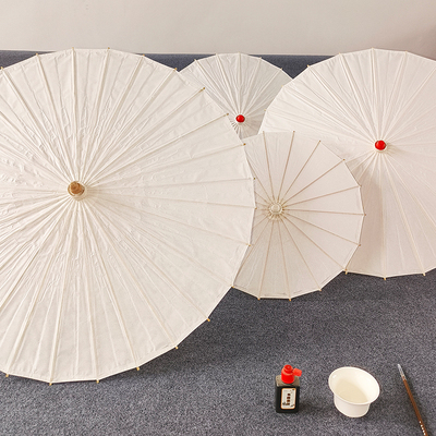 竹木空白绘画纸伞儿童手绘伞