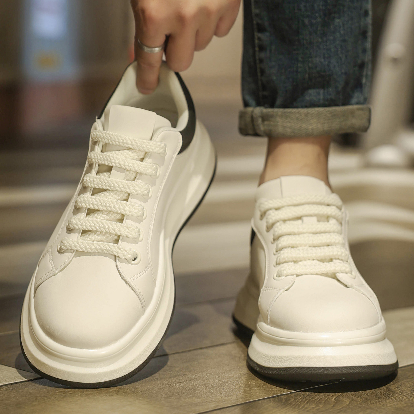 【大码男鞋加宽加大运动休闲鞋】