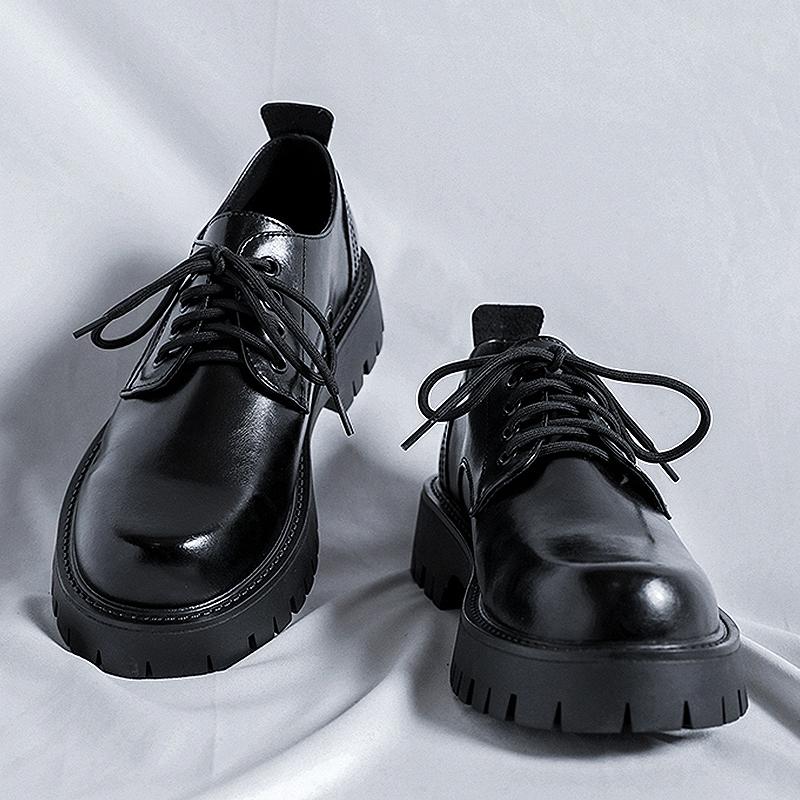 特大码男鞋休闲英伦风男款皮鞋