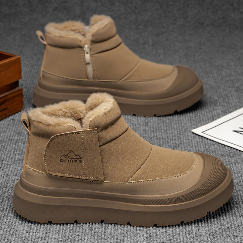 新款冬季特大码男鞋45加肥加宽46休闲棉鞋47加绒加厚保暖雪地靴48